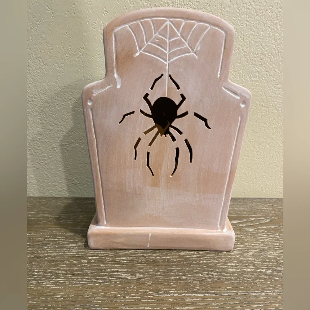 Target Hyde & EEK! Halloween Terracotta Spider Tombstone Decoration